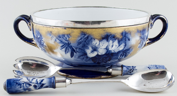 Bowl and Servers c1900